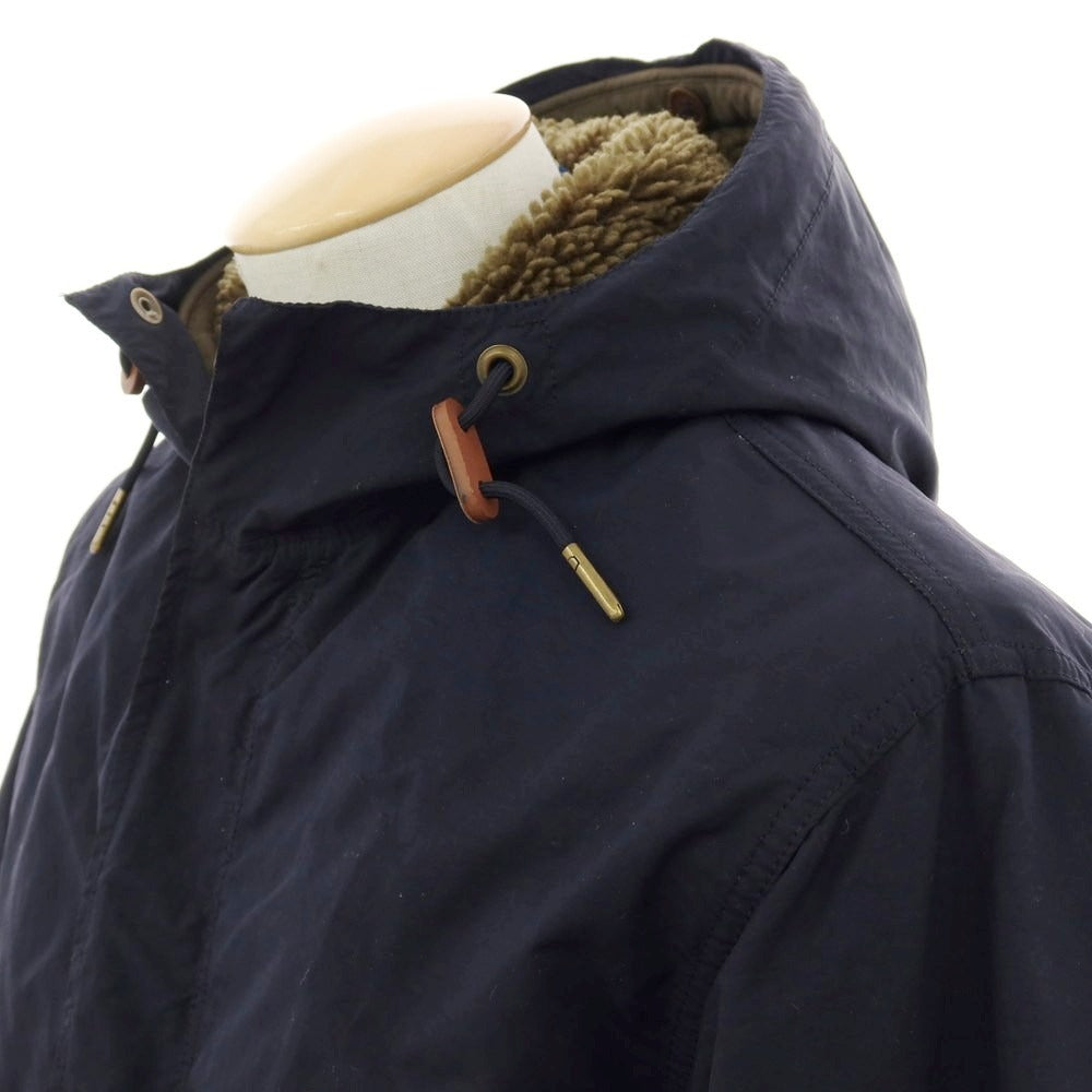 【中古】ポロ ラルフローレン Polo Ralph Lauren ポリエステルナイロン 内ボア モッズコート ネイビー【サイズXS】【 状態ランクC 】【 メンズ 】[CPD]