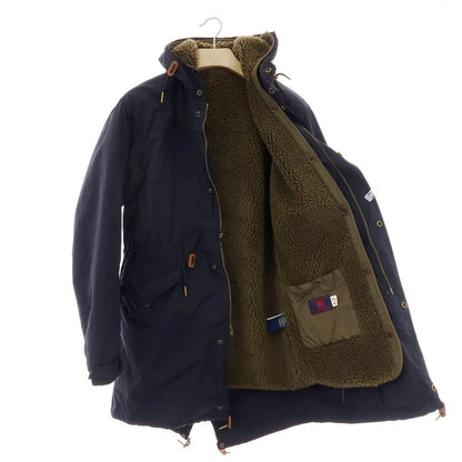 【中古】ポロ ラルフローレン Polo Ralph Lauren ポリエステルナイロン 内ボア モッズコート ネイビー【 XS 】【 状態ランクC 】【 メンズ 】
