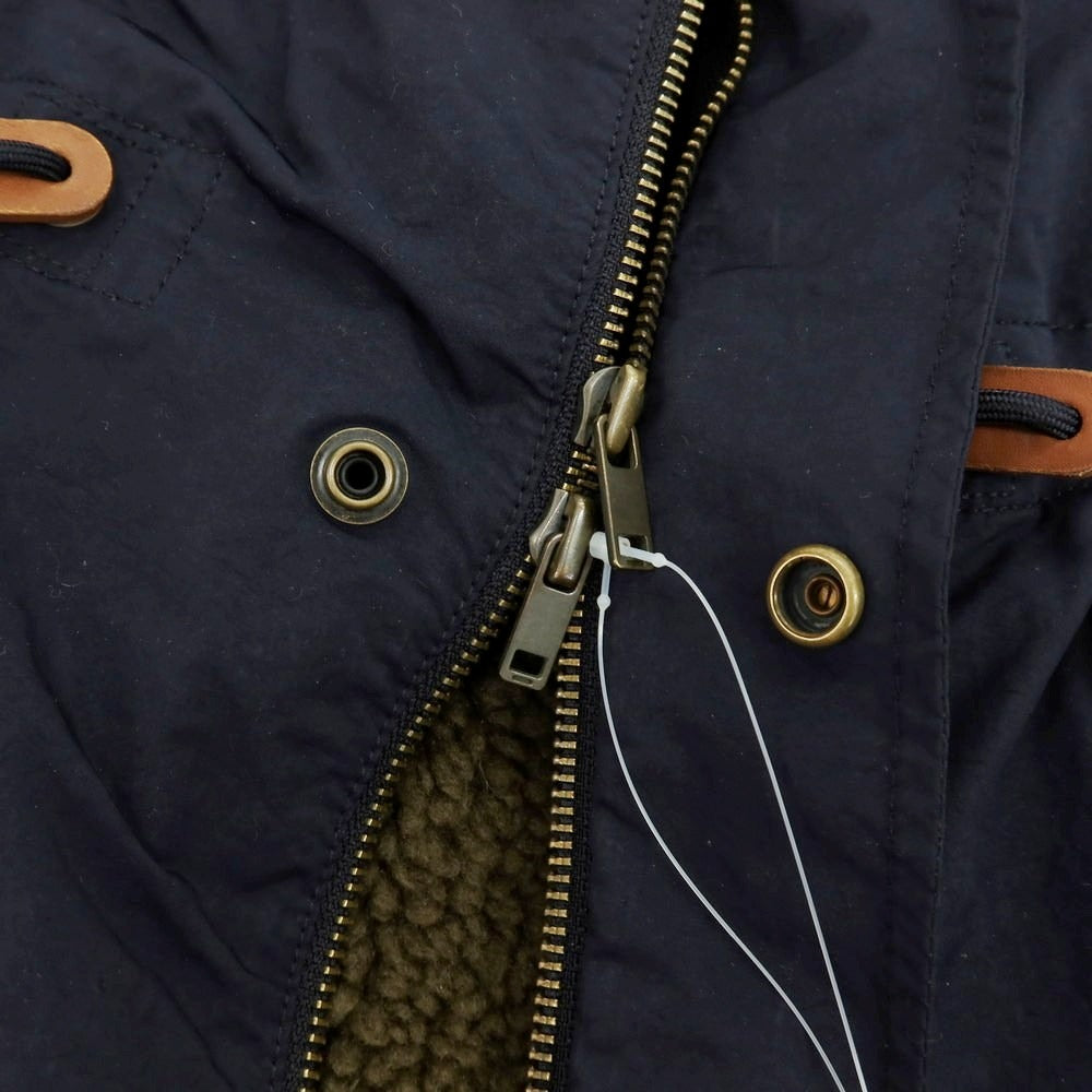 【中古】ポロ ラルフローレン Polo Ralph Lauren ポリエステルナイロン 内ボア モッズコート ネイビー【サイズXS】【 状態ランクC 】【 メンズ 】[CPD]