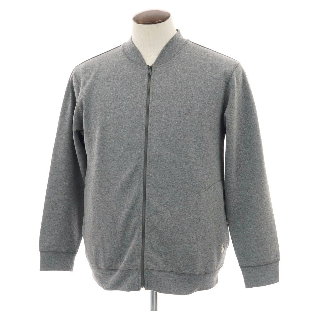 【中古】【未使用】ポロ ラルフローレン Polo Ralph Lauren コットンポリエステル ジップアップ スウェットブルゾン グレー【 L 】【 状態ランクS 】【 メンズ 】