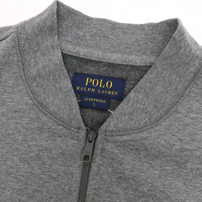 【中古】【未使用】ポロ ラルフローレン Polo Ralph Lauren コットンポリエステル ジップアップ スウェットブルゾン グレー【 L 】【 状態ランクS 】【 メンズ 】