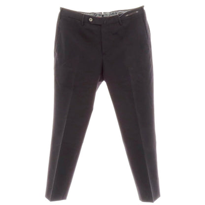 【中古】ピーティーゼロウーノ PT01 コットンナイロン カジュアルスラックスパンツ ブラック【 50 】【 状態ランクB 】【 メンズ 】