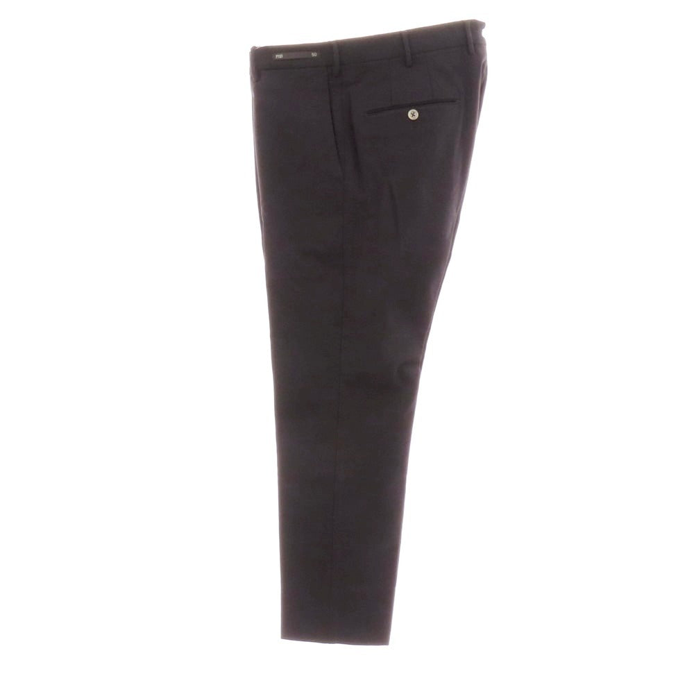 【中古】ピーティーゼロウーノ PT01 コットンナイロン カジュアルスラックスパンツ ブラック【 50 】【 状態ランクB 】【 メンズ 】