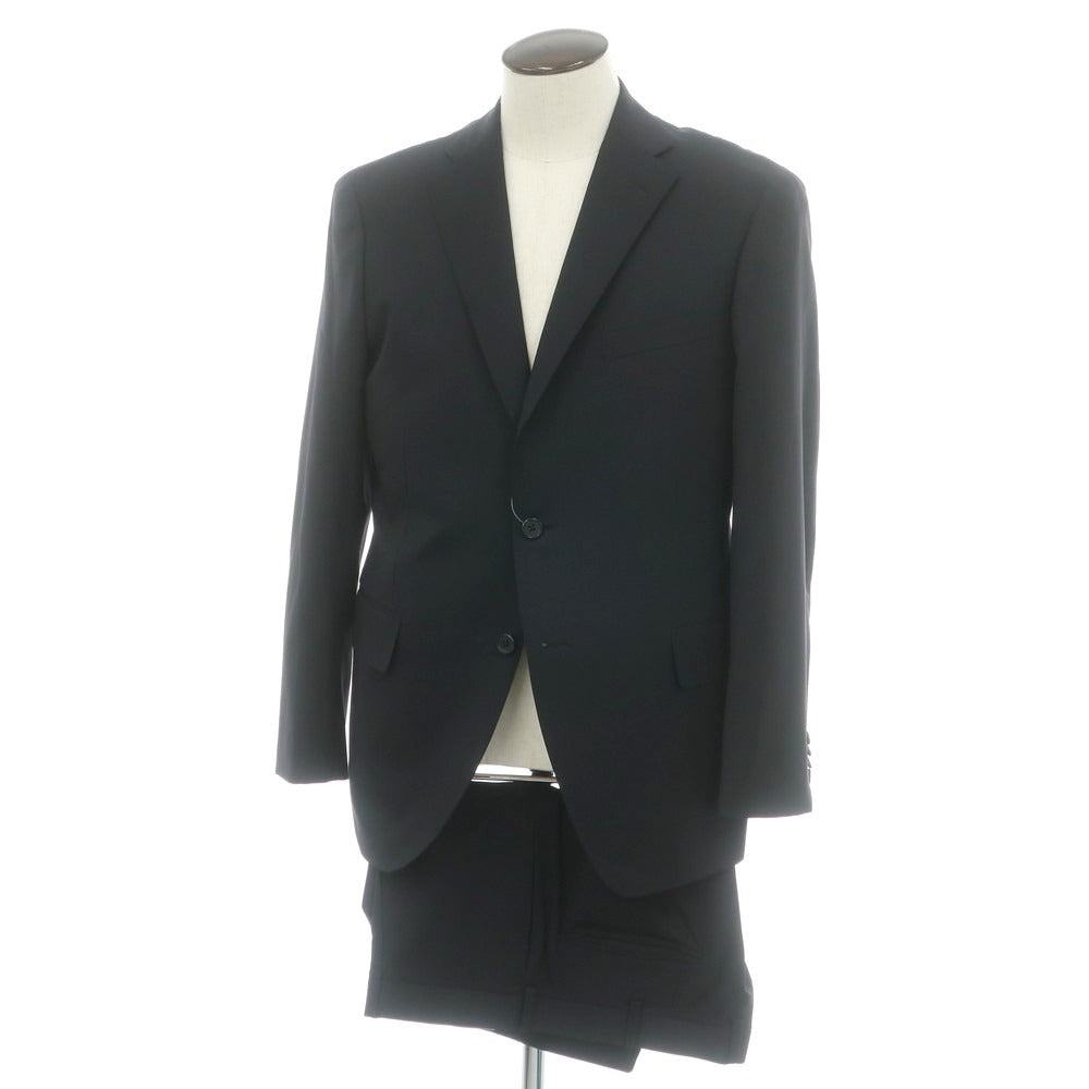 【中古】ブレス ステッラ BLESS Stella ウール系 3つボタンスーツ ブラック【 表記なし（XL位） 】【 状態ランクA 】【 メンズ 】