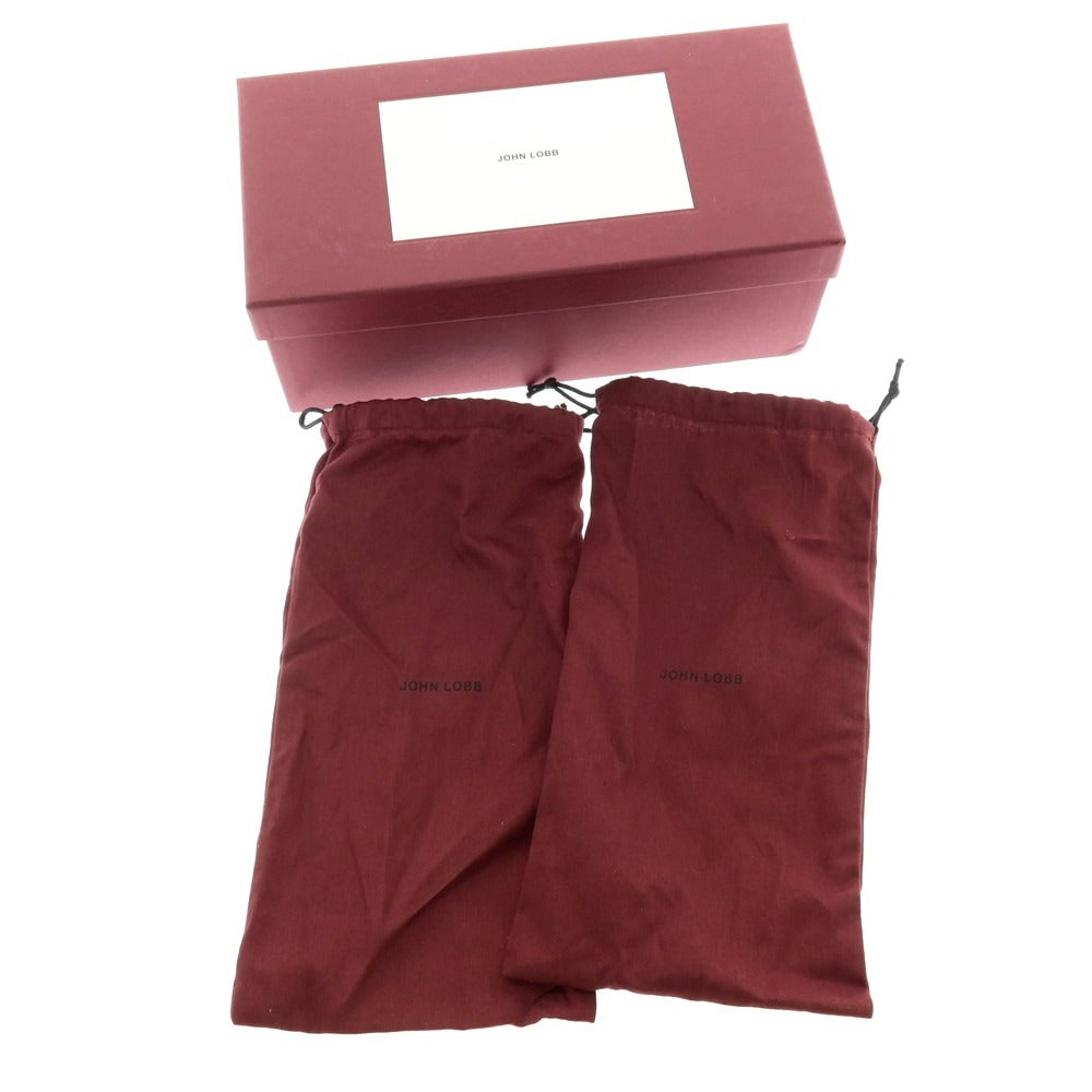 【中古】ジョンロブ John Lobb LOPEZ ロペス スエード コインローファー ブラウン【 6 1/2 E 】【 状態ランクB 】【 メンズ 】