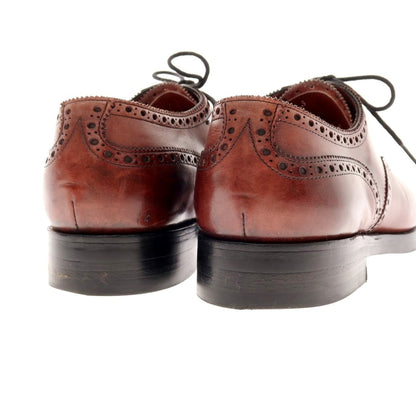 【中古】エドワードグリーン EDWARD GREEN CADOGAN カドガン セミブローグ ドレスシューズ ブラウン系【 7 E 】【 状態ランクB 】【 メンズ 】