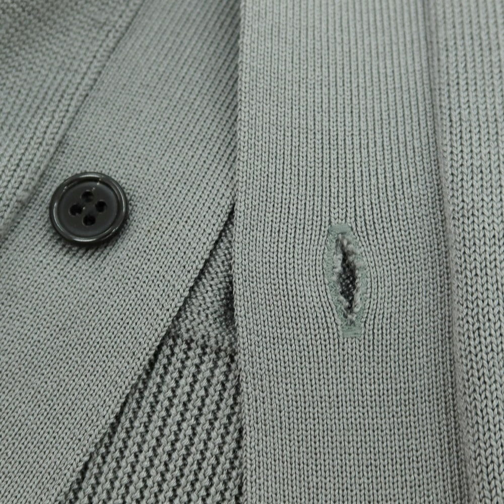 【中古】レンコントラント RENCONTRANT ハイゲージ シルク カーディガン グレー【 M 】【 状態ランクC 】【 メンズ 】