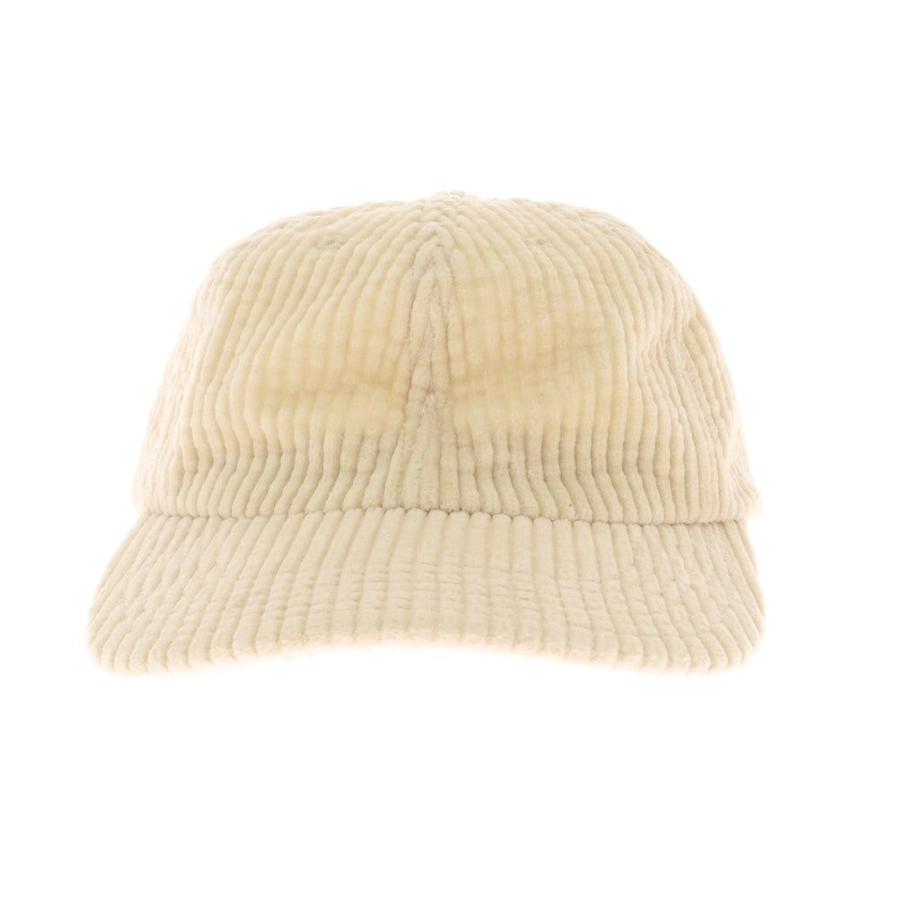 【中古】キジマタカユキ KIJIMA TAKAYUKI コットン 太畝コーデュロイ キャップ ライトベージュ【 Free 】【 状態ランクB 】【 メンズ 】