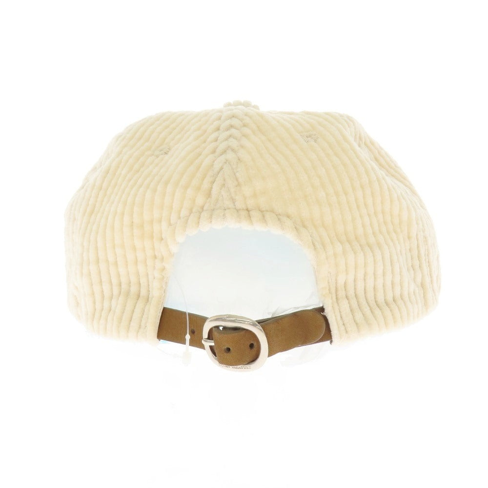 【中古】キジマタカユキ KIJIMA TAKAYUKI コットン 太畝コーデュロイ キャップ ライトベージュ【 Free 】【 状態ランクB 】【 メンズ 】