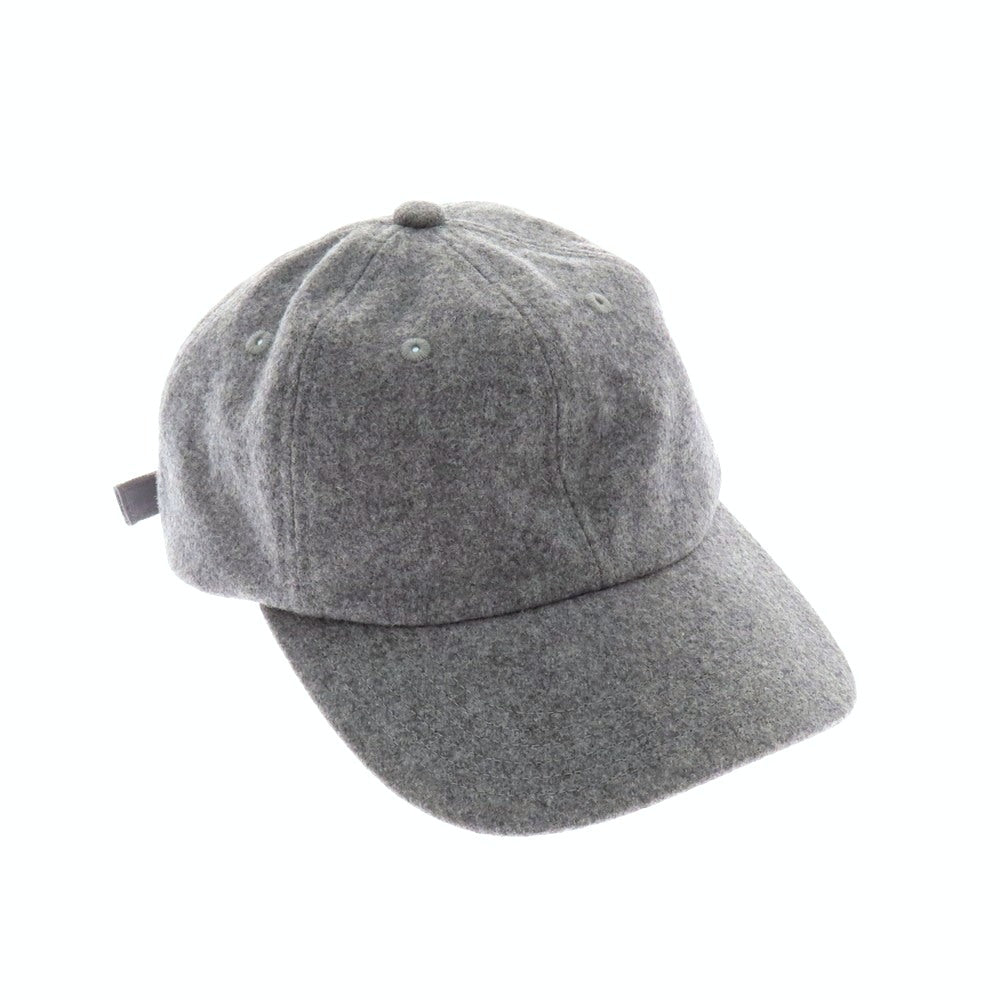 【中古】キジマタカユキ KIJIMA TAKAYUKI ウールナイロン キャップ グレー【 Free 】【 状態ランクA 】【 メンズ 】