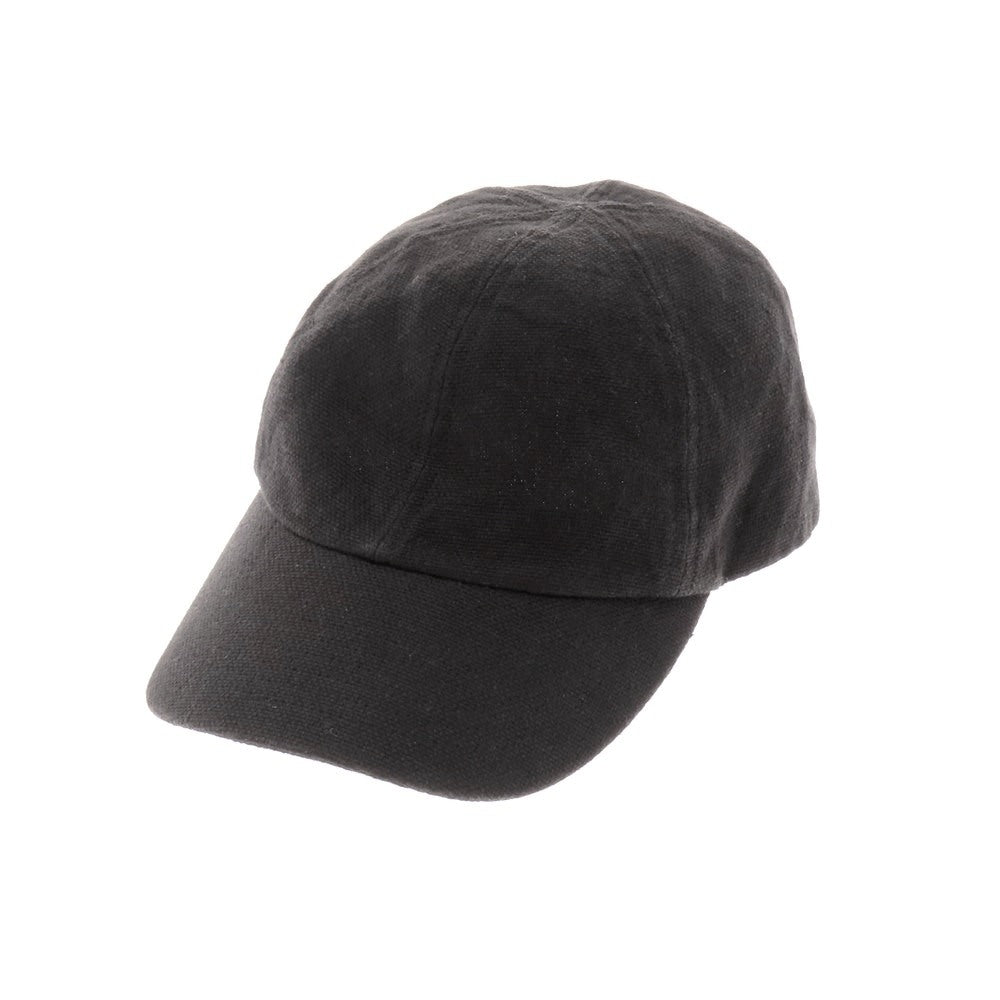 【中古】マチュアーハ mature ha リネン キャップ ブラック【 2 】【 状態ランクB 】【 メンズ 】