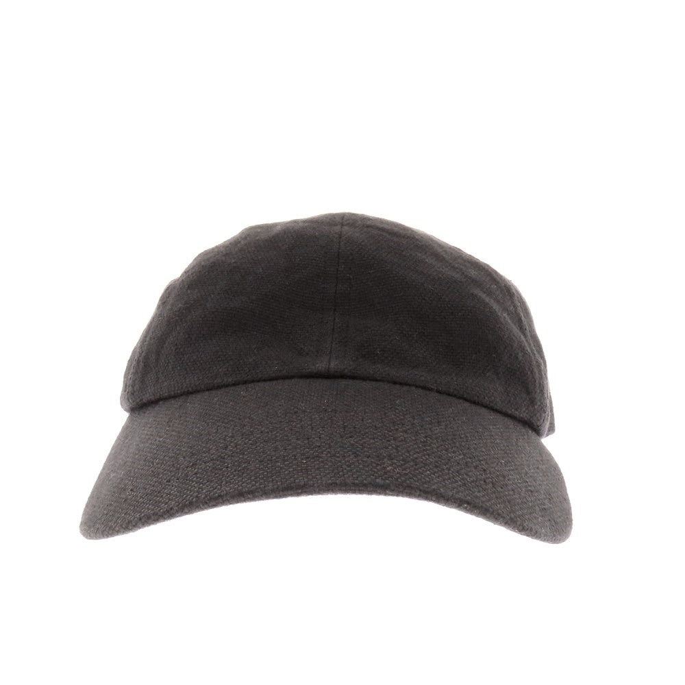 【中古】マチュアーハ mature ha リネン キャップ ブラック【 2 】【 状態ランクB 】【 メンズ 】