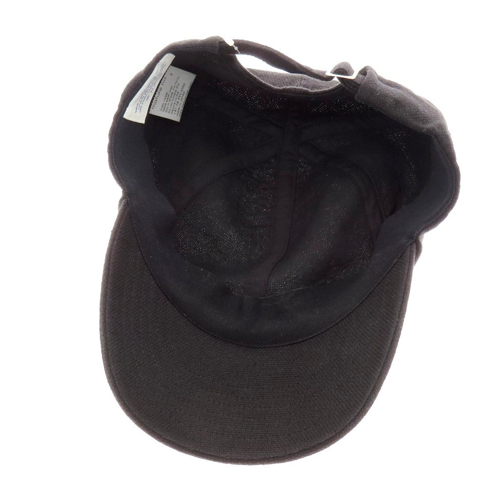 【中古】マチュアーハ mature ha リネン キャップ ブラック【 2 】【 状態ランクB 】【 メンズ 】