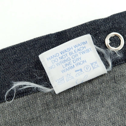 【中古】ジャンネット giannetto コットンシャンブレー カジュアルシャツ ダークネイビー【 39 】【 状態ランクB 】【 メンズ 】