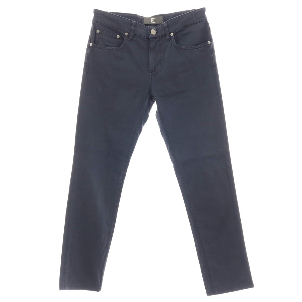 【中古】ピーティートリノ デニム PT TORINO DENIM SWING ストレッチ コットンウール 5ポケットパンツ ネイビー【サイズ29】【 状態ランクB 】【 メンズ 】