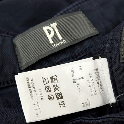 【中古】ピーティートリノ デニム PT TORINO DENIM SWING ストレッチ コットンウール 5ポケットパンツ ネイビー【サイズ29】【 状態ランクB 】【 メンズ 】