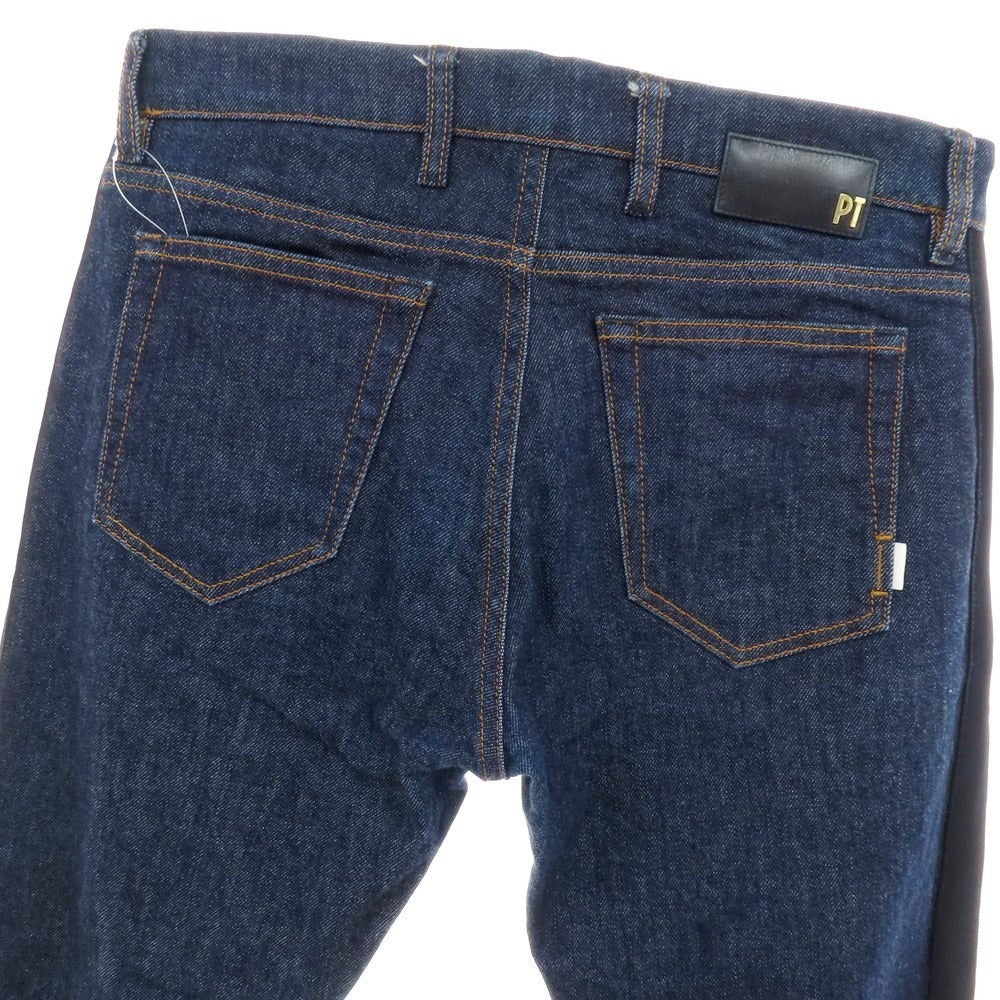 【中古】ピーティートリノ デニム PT TORINO DENIM SOUL デニムパンツ ネイビー【 33 】【 状態ランクB 】【 メンズ 】