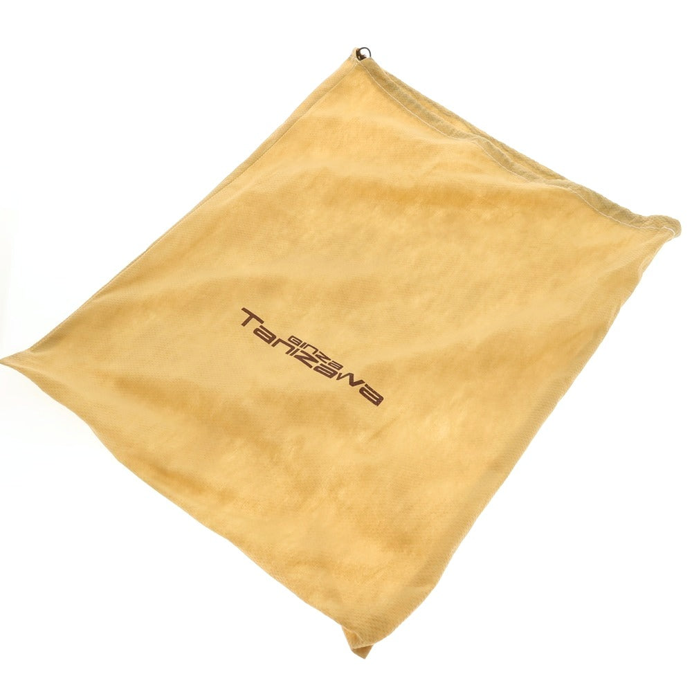 【中古】銀座タニザワ Ginza Tanizawa レザー アザラシ クラッチバッグ ブラック【 状態ランクA 】【 メンズ 】