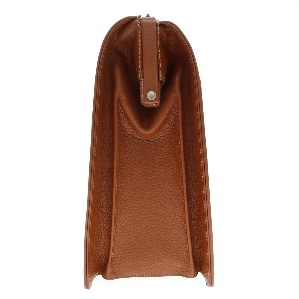 【中古】バーバリー BURBERRY レザー ダレスバッグ ライトブラウン【 状態ランクB 】【 メンズ 】