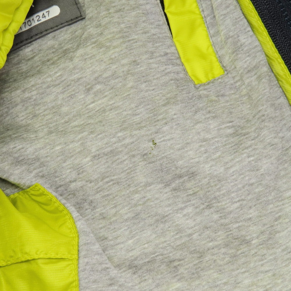 【中古】デュベティカ DUVETICA CEOリップストップナイロン ポケッタブル ダブルジップ ダウンベスト イエロー【 44 】【 状態ランクC 】【 メンズ 】