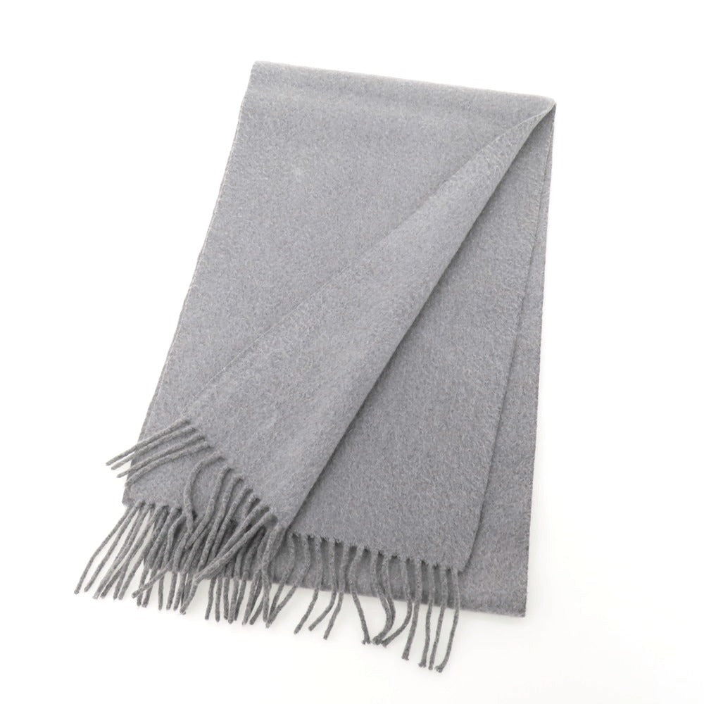 【中古】コロンボ COLOMBO カシミヤ マフラー グレー【 状態ランクC 】【 メンズ 】