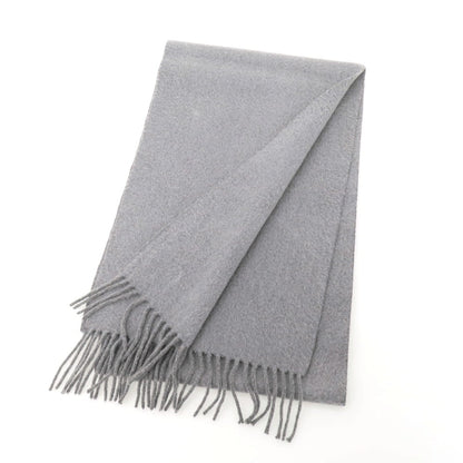 【中古】コロンボ COLOMBO カシミヤ マフラー グレー【 状態ランクC 】【 メンズ 】