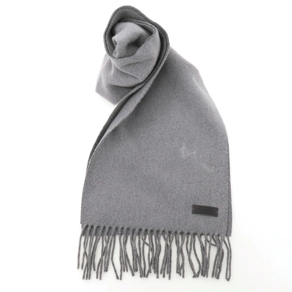 【中古】コロンボ COLOMBO カシミヤ マフラー グレー【 状態ランクC 】【 メンズ 】