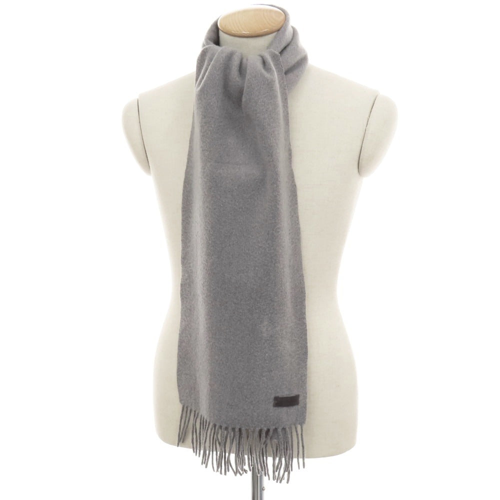 【中古】コロンボ COLOMBO カシミヤ マフラー グレー【 状態ランクC 】【 メンズ 】