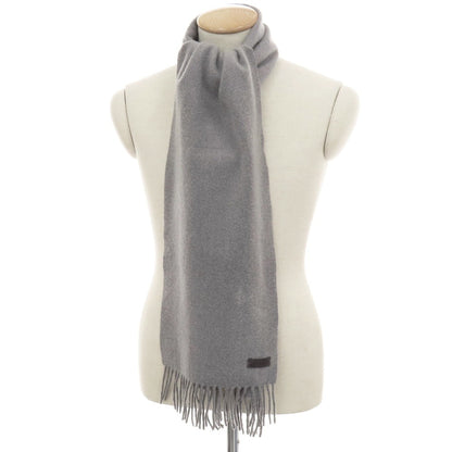 【中古】コロンボ COLOMBO カシミヤ マフラー グレー【 状態ランクC 】【 メンズ 】