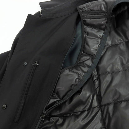 【中古】ダーバン D’URBAN ナイロン キルティングライナー ステンカラーコート ブラック【 M 】【 状態ランクC 】【 メンズ 】