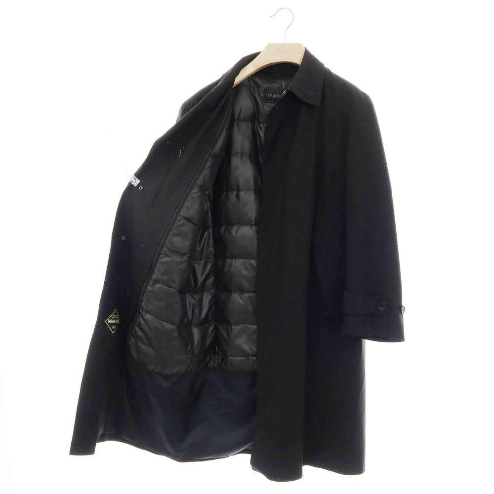 【中古】ダーバン D’URBAN ナイロン キルティングライナー ステンカラーコート ブラック【 M 】【 状態ランクC 】【 メンズ 】