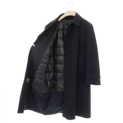 【中古】ダーバン D’URBAN ナイロン キルティングライナー ステンカラーコート ブラック【 M 】【 状態ランクC 】【 メンズ 】