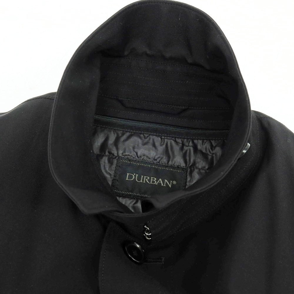 【中古】ダーバン D’URBAN ナイロン キルティングライナー ステンカラーコート ブラック【 M 】【 状態ランクC 】【 メンズ 】