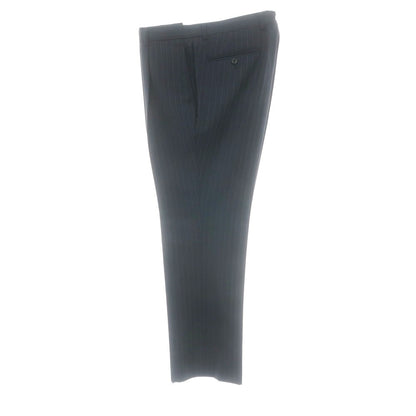 【中古】ダーバン D’URBAN ウール ストライプ 2つボタンスーツ ネイビーxブルー【 AB4 】【 状態ランクB 】【 メンズ 】