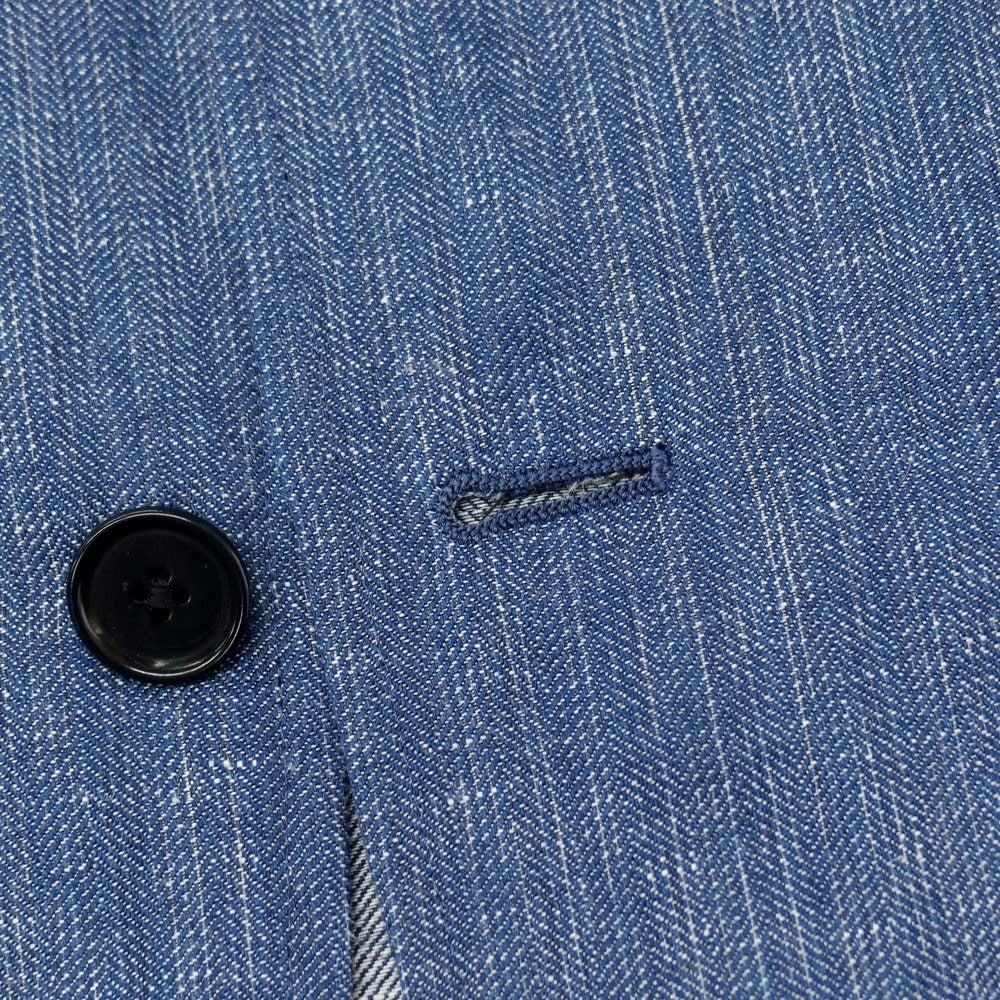 【中古】ユナイテッドアローズ UNITED ARROWS ウールリネン 2B カジュアルジャケット ブルー【サイズ44】【 状態ランクB 】【 メンズ 】