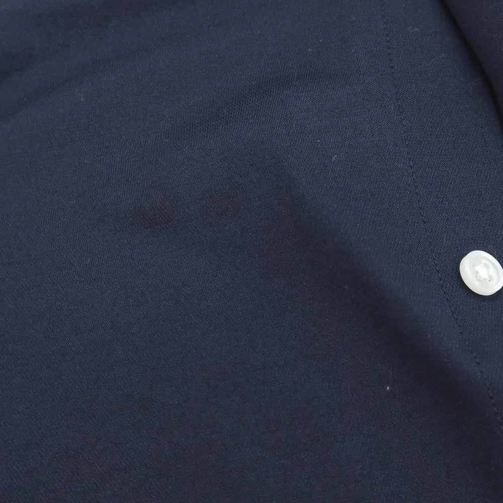 【中古】グリーンレーベルリラクシング green label relaxing ポリエステルコットン ジャージー ボタンダウン カジュアルシャツ ネイビー【 S 】【 状態ランクB 】【 メンズ 】