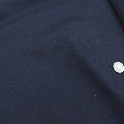 【中古】グリーンレーベルリラクシング green label relaxing ポリエステルコットン ジャージー ボタンダウン カジュアルシャツ ネイビー【 S 】【 状態ランクB 】【 メンズ 】