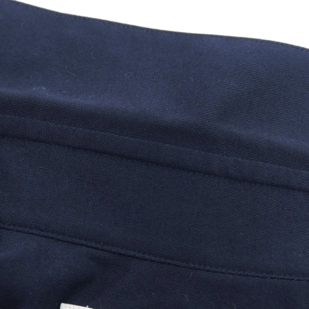 【中古】グリーンレーベルリラクシング green label relaxing ポリエステルコットン ジャージー ボタンダウン カジュアルシャツ ネイビー【サイズS】【 状態ランクB 】【 メンズ 】[CPD]