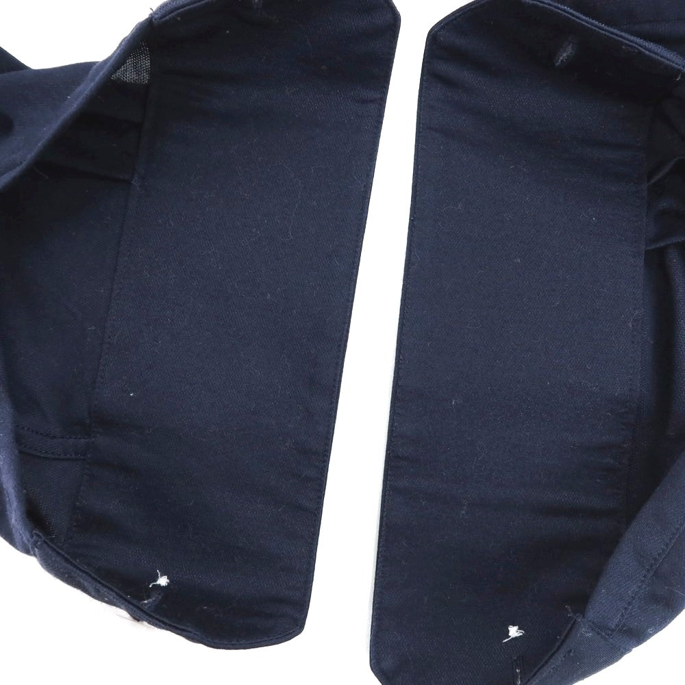 【中古】グリーンレーベルリラクシング green label relaxing ポリエステルコットン ジャージー ボタンダウン カジュアルシャツ ネイビー【 S 】【 状態ランクB 】【 メンズ 】