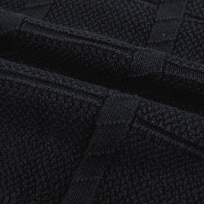 【中古】シュプリーム Supreme 2016年春夏 Jacquard Sweater コットン プルオーバーニット ブラック【 XL 】【 状態ランクC 】【 メンズ 】