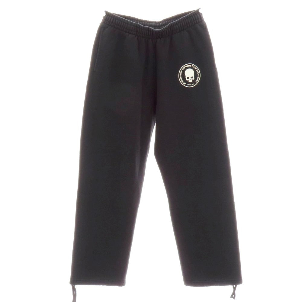 【中古】シュプリーム Supreme x Number (N)ine 2025年秋冬 Drawstring Sweatpant スウェットパンツ ブラック【 M 】【 状態ランクB 】【 メンズ 】