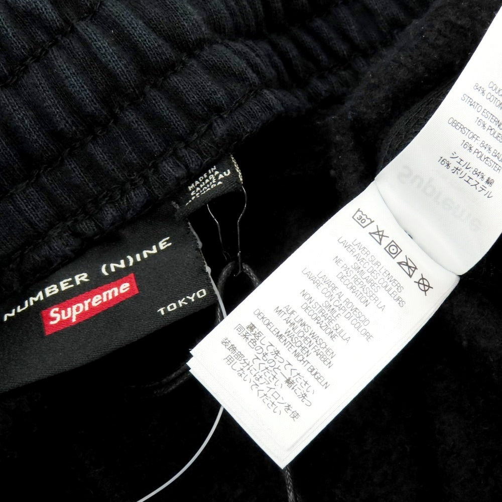 【中古】シュプリーム Supreme x Number (N)ine 2025年秋冬 Drawstring Sweatpant スウェットパンツ ブラック【 M 】【 状態ランクB 】【 メンズ 】