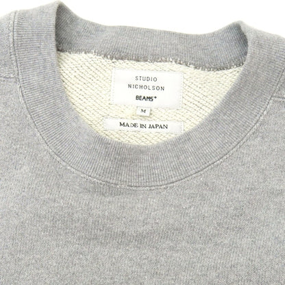 【中古】スタジオニコルソン STUDIO NICHOLSON BEAMS PLUS別注 2025年秋冬 コットン スウェット グレー【 M 】【 状態ランクB 】【 メンズ 】