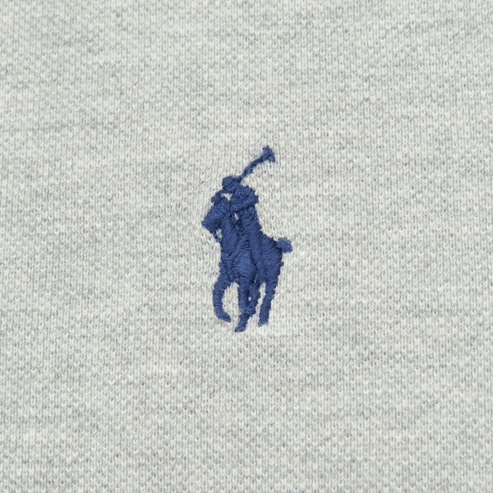 【中古】ポロ ラルフローレン Polo Ralph Lauren BEAMS別注 LIMITED EDITION コットン 鹿の子 半袖ポロシャツ グレー【 L 】【 状態ランクD 】【 メンズ 】