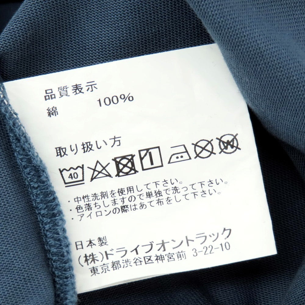 【中古】アボンタージ A VONTADE BEAMS F別注 コットン クルーネック ポケット 半袖Ｔシャツ ダークブルー系【 L 】【 状態ランクB 】【 メンズ 】