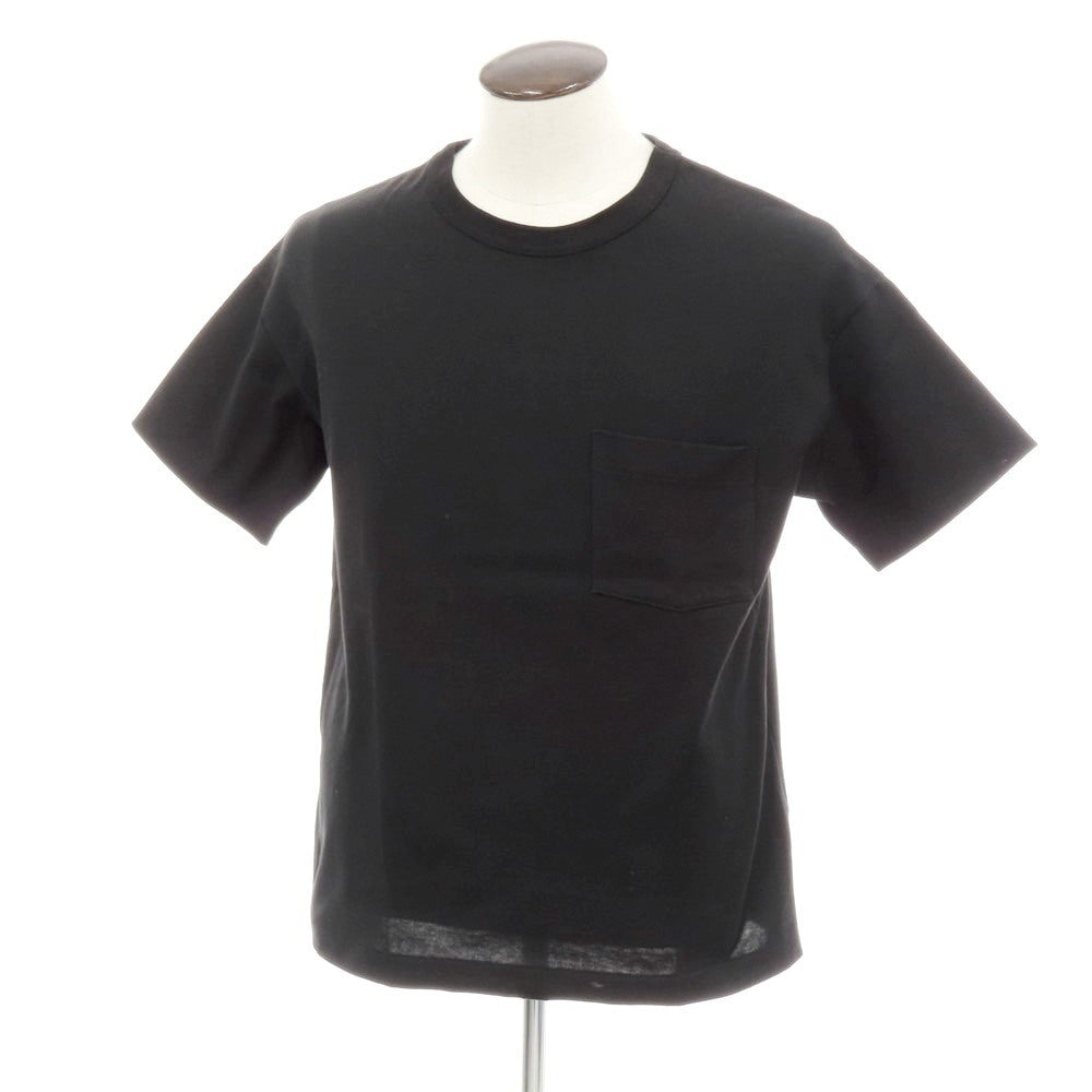 【中古】アボンタージ A VONTADE BEAMS F別注 コットン クルーネック ポケット 半袖Ｔシャツ ブラック【 L 】【 状態ランクB 】【 メンズ 】