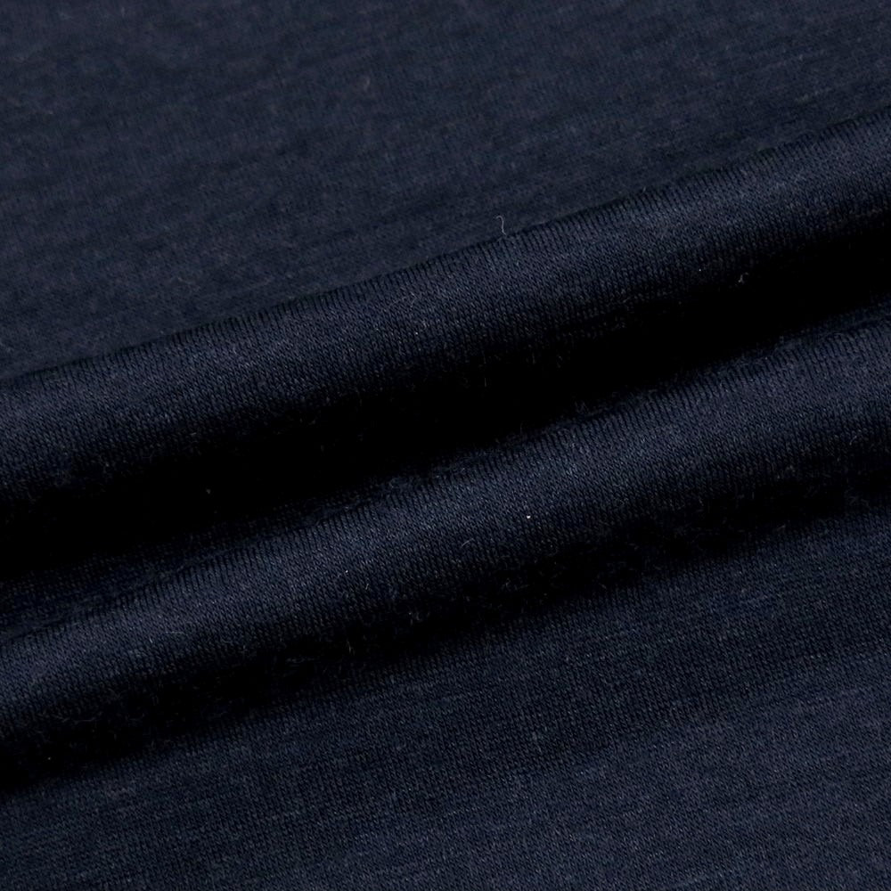 【中古】エスエスズィー SSZ WOOLLABO別注 ウールポリエステル クルーネック 長袖Ｔシャツ ネイビー【 M 】【 状態ランクB 】【 メンズ 】