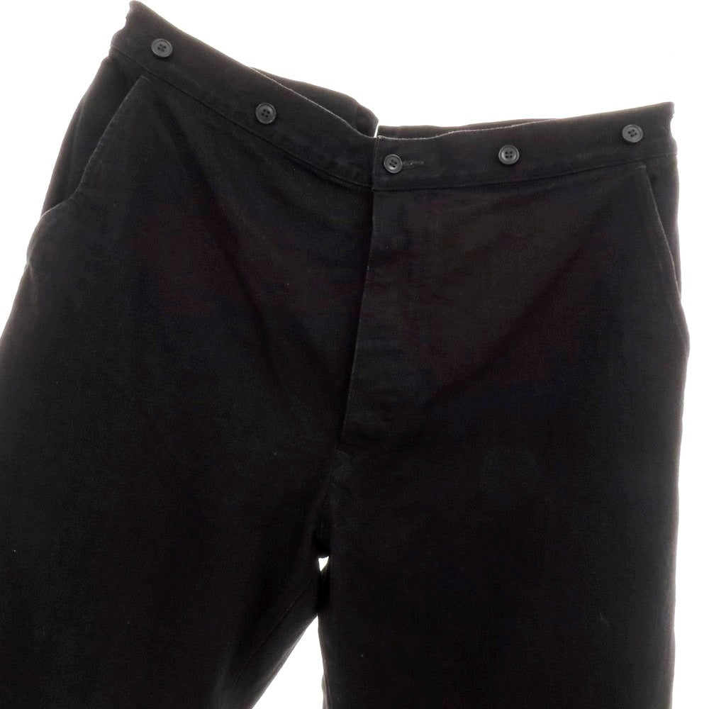 【中古】コモリ COMOLI 2025年秋冬 ワイド デニムパンツ ジーンズ ブラック【 3 】【 状態ランクB 】【 メンズ 】