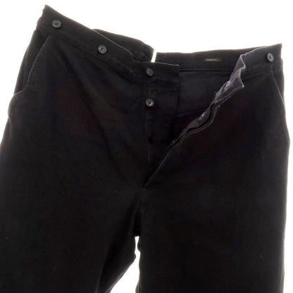 【中古】コモリ COMOLI 2025年秋冬 ワイド デニムパンツ ジーンズ ブラック【 3 】【 状態ランクB 】【 メンズ 】
