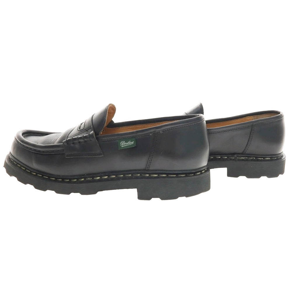 【中古】パラブーツ Paraboot BEAMS F別注 REIMS ローファー ブラック【 7 】【 状態ランクB 】【 メンズ 】